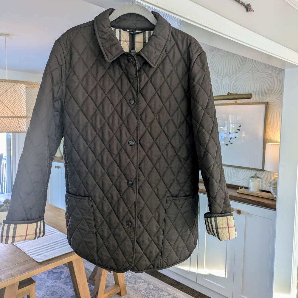 Burberry Quilted Jacket in Black